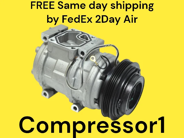 Compresor de aire acondicionado para Toyota Supra 1986 1987 1988 1989 1990 1991 1992 Foto 1 de 2