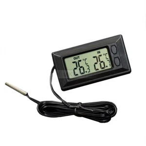 LCD Indoor/Outdoor Car Thermometer ℃/℉ Switchable New - Picture 1 of 5