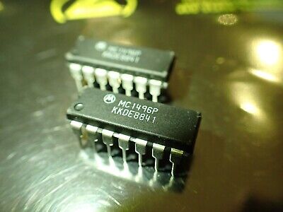 2 X MC1496N Balanced Modulator And Demodulator Vintage Radio IC DIP14 MC1496P • 5.60£