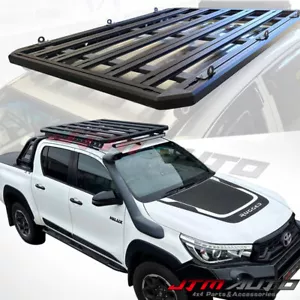 Aluminium Roof Rack Platform Carrier to suit Toyota Hilux N80 Rugged 2015-2024 - Picture 1 of 9