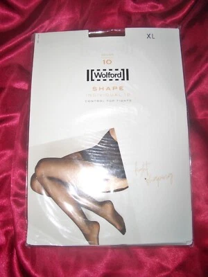WOLFORD SHAPE 10 den Control Top Feinstrumpfhose Gr. XL soft sable OVP - Bild 1 von 2