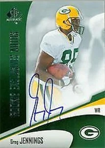 A7893- 2006 SP Authentic Rookie Autographs #REAGJ Greg Jennings Auto /100 - Picture 1 of 1