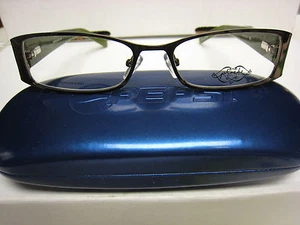 Phoebe Couture Eyeglass Frames P265 BROWN 52-16-135 With Case - Picture 1 of 4