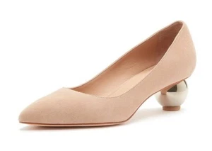 Pour La Victoire Kiki Unique Sphere Heel Pointed Toe Dress Classic Fashion Pumps - Picture 1 of 5