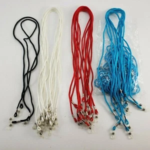 Rope Style Glasses Retainers Various Colors Slip-Over Loop Ends 35 Pair - Picture 1 of 8