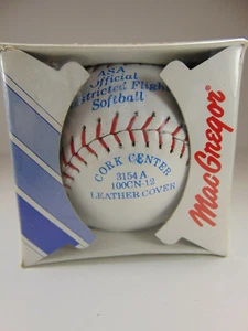 Mac Gregor ASA Softball Hardwood  in Box  1983 Vintage - Picture 1 of 7