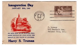 Harry S. Truman Presidential Inauguration 1949 Washington DC - Picture 1 of 2
