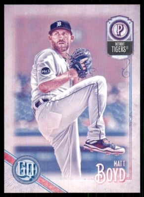 2018 Topps Gypsy Queen Missing Black Plate Matt Boyd Detroit Tigers #34 - Image 1 of 2