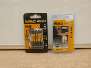 DEWALT DT70547T MAGNETIC IMPACT SCREWLOCK + 5 x FLEXTORQ DT7392T 50MM PZ3 BITS - Picture 1 of 1