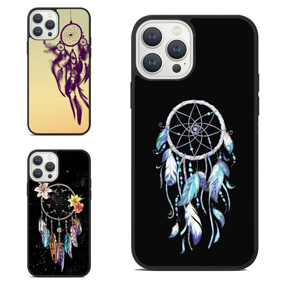 Funda de moda para Samsung Galaxy Apple iPhone 14 15 linda atrapasueños colores Foto 1 de 4