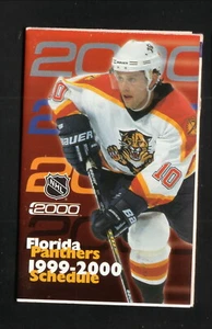 Florida Panthers Pavel Bure 1999-00 horario de bolsillo Sun-Sentinel - Imagen 1 de 2