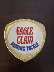 Vintage ! Eagle Claw Fishing Tackle Patch - Picture 1 of 2