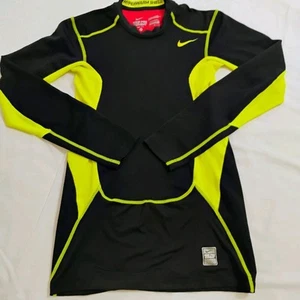 Nike Hyperwarm Shield Dri-Fit Pro Combat Boys Youth Size Medium Black Top - Picture 1 of 10