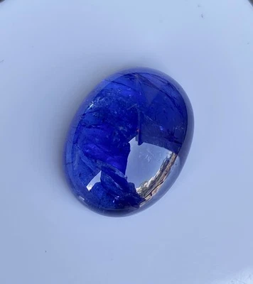 Cabujón Tanzanita Azul Violeta 22.67CTS. AAA+ Color suelto Tanzanita AAA+ Ovalado Foto 1 de 4