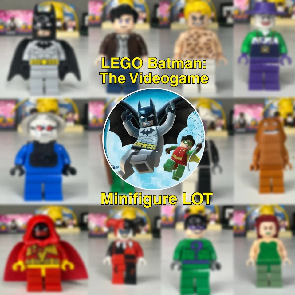 *RARE* 2008 LEGO Batman The Videogame Minifigure LOT & LEGO Marvel Superheroes - Image 1 of 1