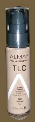 Almay Truly Lasting Color TLC 16 Hour Foundation 160 Naked 1oz NEW - Image 1 of 2