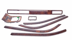 7pc Volvo Glossy Dark Wood Dash Vents, Console & Door Trim Fits S80 V70 XC70 - Bild 1 von 10
