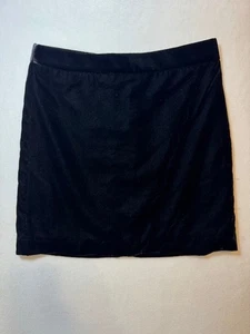 J. Crew Women’s Size 6 Black Velvet Mini Skirt WhimsyGoth Fairy EUC - Picture 1 of 8