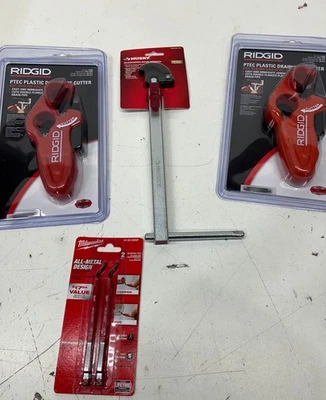 Pacote Husky/Ridgid chave de bacia/2 canetas de corte/reaming de tubos de plástico - Imagem 1 de 2