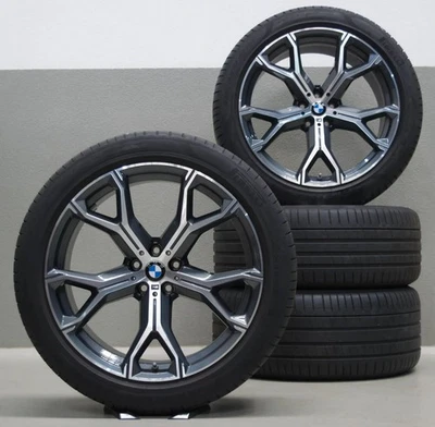 Original BMW X5 G05 X6 G06 21 Zoll Sommerreifen Reifen Räder M741 Felgen DOT22' - Bild 1 von 4