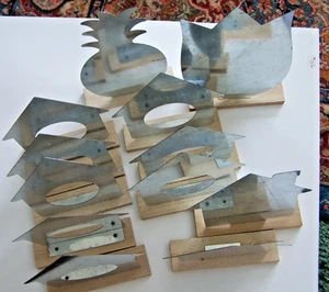 12 verschiedene Greenbrier Metall Handwerk MAGNET Memo Karte Display Ständer Handwerker NEU - Bild 1 von 6