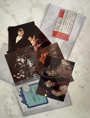 1984 Original Ticket Stub Silky Guest Patch & 6 Photos QUIET RIOT  9/29 Forum - Image 1 of 4