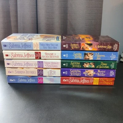 10 Sabrina Jeffries Romance Books - Imagem 1 de 4