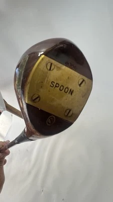 CAPITOL Wilson Spoon Golf Club Early Steel Shaft w/ Wood Coating - Image 1 of 4