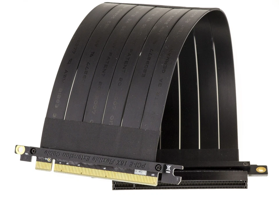 Riser PCI EXPRESS 16X - 30CM - PCIe 3.0 3.1 4.0 - Isolato - Connessione 180° - Immagine 1 di 1