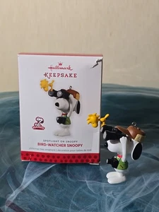 Hallmark Keepsake Ornament Bird Watcher Snoopy w Woodstock Peanuts Gang 2013 - Bild 1 von 12