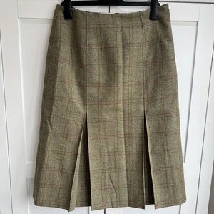Vintage Größe 16 (eher 14) Hardilass John G Hardy Tweed Wollrock Ex Con  - Bild 1 von 2