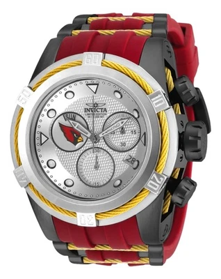 Reloj cronógrafo suizo Invicta Zeus Bolt NFL Arizona Cardinals 53 mm para hombre 30223 Foto 1 de 4