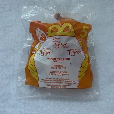 McDonald's Happy Meal Juguete Winnie the Pooh Walt Disney Tigger Película #5 SELLADO Foto 1 de 4