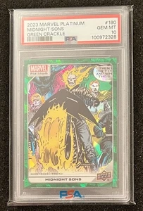 2023 Marvel Platinum Midnight Sons Ghost Rider /99 PSA 10 - Picture 1 of 4