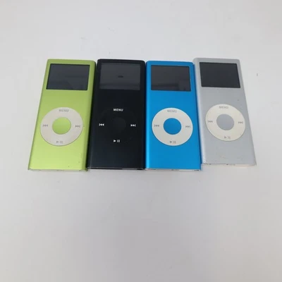 Apple Ipod Nano 2nd Gen 8GB 4GB Joblot X4 Untested - Image 1 of 3