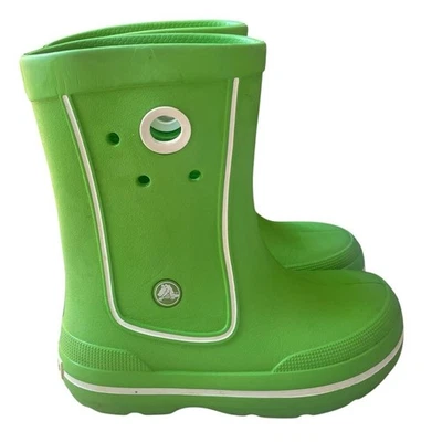 Botas de Lluvia CROCS Crocband Jaunt Verde Talla 1 Foto 1 de 4