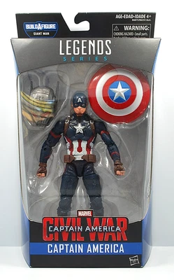 Marvel Legends Civil War Captain America New Sealed Box Giant Man BAF Part - Image 1 of 2