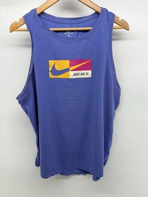 Women's Nike Dri Fit Size 1X Purple Tank Top Athletic Nike Logo - Image 1 of 4