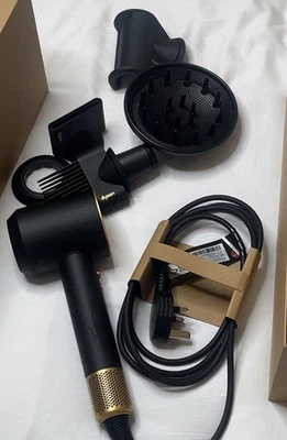 Dyson Supersonic Air Dryer Compact 3 Speeds And Temperatures Black Gold - Image 1 of 2