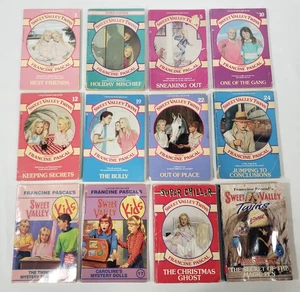 Sweet Valley Twins Books Lot Of 12 Chapter Books By Francine Pascal Series Kids - Picture 1 of 14