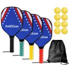 Amicoson Pickleball Paddles - Pickleball Set Of 4 Paddles Indoor & Outdoor Pi...