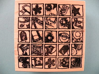 Estampilla de goma Artística Collage CLUB SCRAP Foto 1 de 2