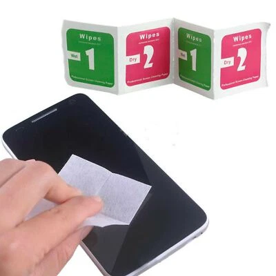 Camera lens optical screen protector cleaning cleaner alcohol wet dry wipes - Image 1 of 2