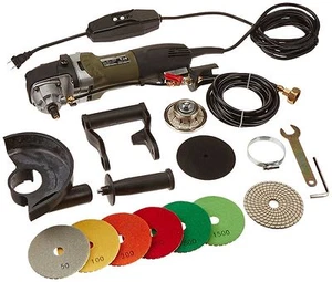 3/8" Radius Concrete 1/4 Round Bullnose Shaping & Wet Polishing Kit H38WVPOLSET - Picture 1 of 1