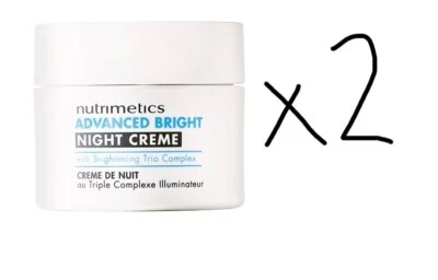 2 X Nutrimetics Advanced яркий ночной крем против пигментации темные пятна 60 мл - Изображение 1 из 4