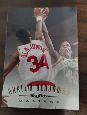 1995 Skybox Premium HAKEEM OLAJUWON Masters #116 HOUSTON ROCKETS - Image 1 of 2