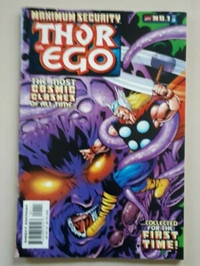 MAXIMUM SECURITY THOR VS EGO Reprints Thor #133, 160/161 MARVEL LEE/ KIRBY - Picture 1 of 7