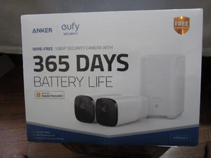 (NEW) Anker EufyCam 2 1080p 2-Cam Wireless Home Security Camera System - Picture 1 of 2