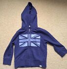 Baby Gap Hoodie Union Flag Age 4 Years Navy Preowned