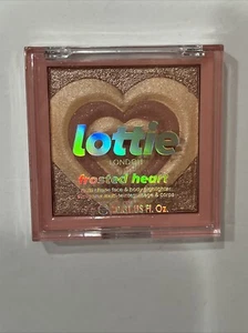 Lottie London Frosted Heart Multi Shade Face & Body Highlighter 0.31 oz - Picture 1 of 4